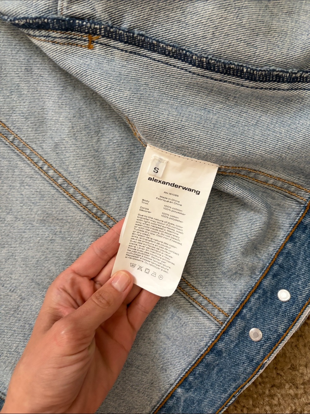 Alexander Wang Jean Jacket - Picture 4 of 7